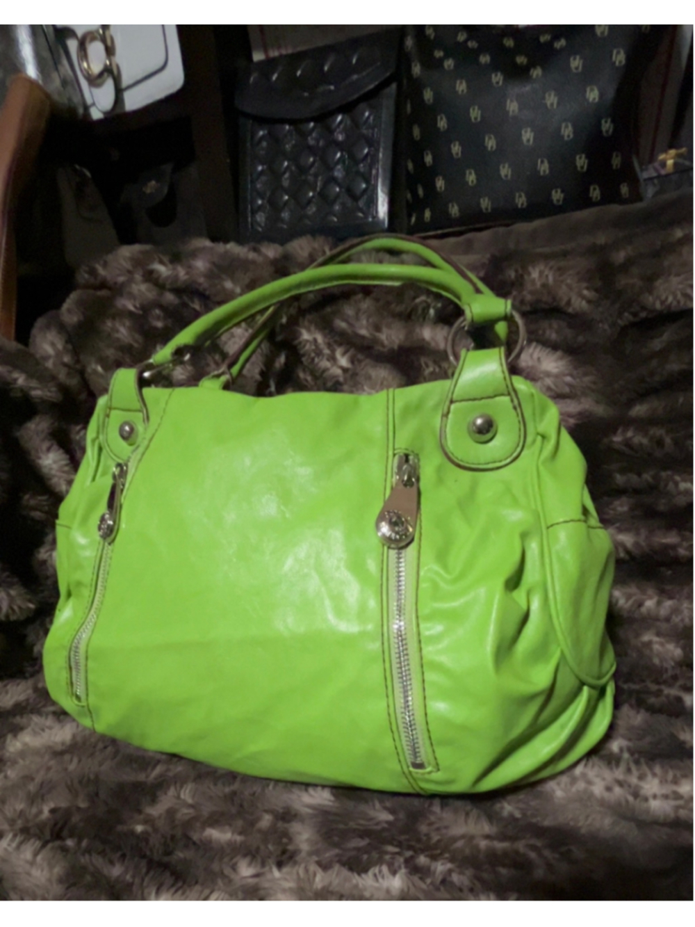 Women's Nine & Co. Shoulder Bag One Size Lime Green